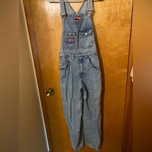 Vintage Y2K Jou Jou Joujou Beyond Basics Denim Overalls Womans Small